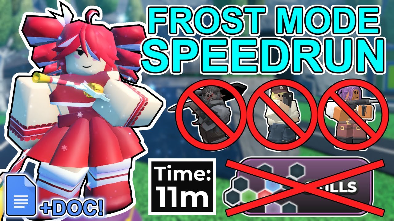 TDS Frost Mode Solo Speedrun/Crate Grind Strat || NO Event Towers, Hacker, Engi, Skills, Consumables