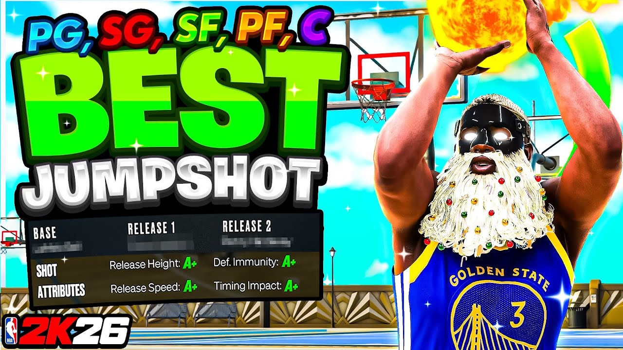 BEST JUMPSHOTS for EVERY BUILD & 3PT RATING in NBA 2K26! 100% GREEN RELEASES!