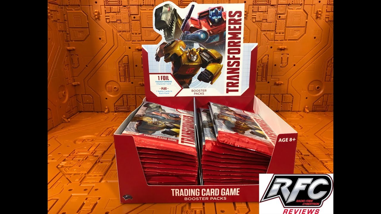 Transformers TCG (Trading Card Game) Booster Pack Box From Wizards Of The Coast Unboxing