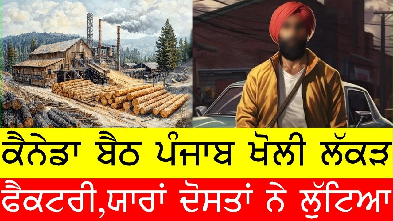 ਕੈਨੇਡਾ ਬੈਠ ਪੰਜਾਬ ਖੋਲੀ ਲੱਕੜ ਫੈਕਟਰੀ, ਯਾਰਾਂ ਨੇ ਹੀ ਲੁੱਟ ਲਿਆ