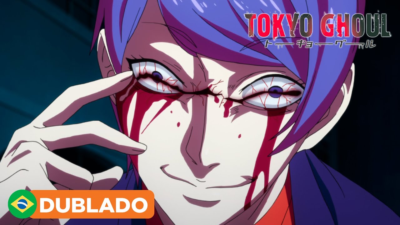 Kaneki e Touka vs Tsukiyama | Tokyo Ghoul (DUBLADO)