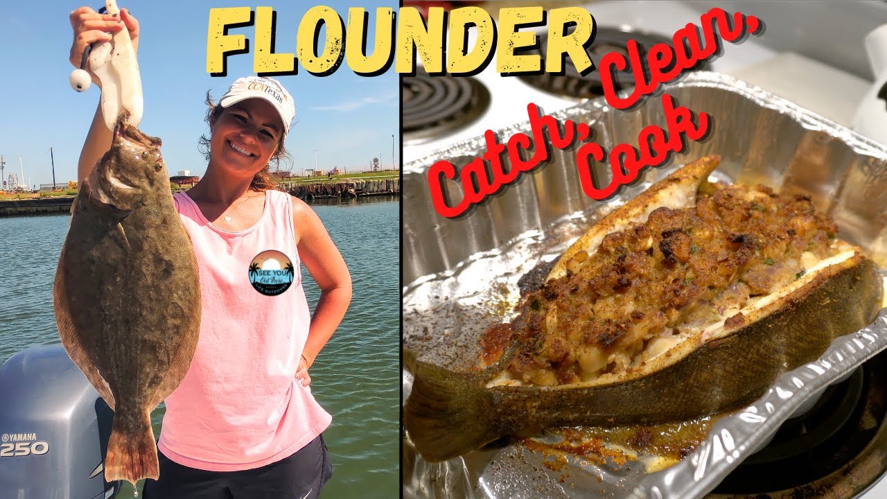Galveston FLOUNDER RUN {Catch, Clean and Cook}