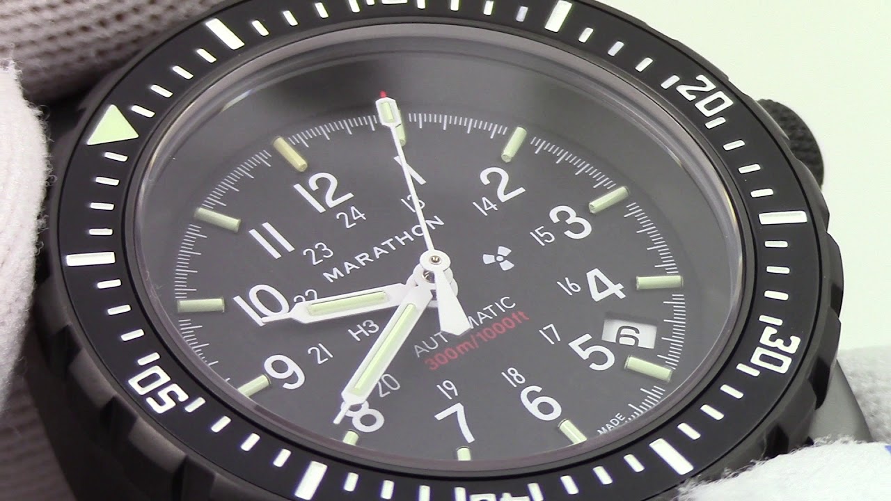Search & Rescue New Release - Marathon GSAR Anthracite Swiss Automatic Diver Watch
