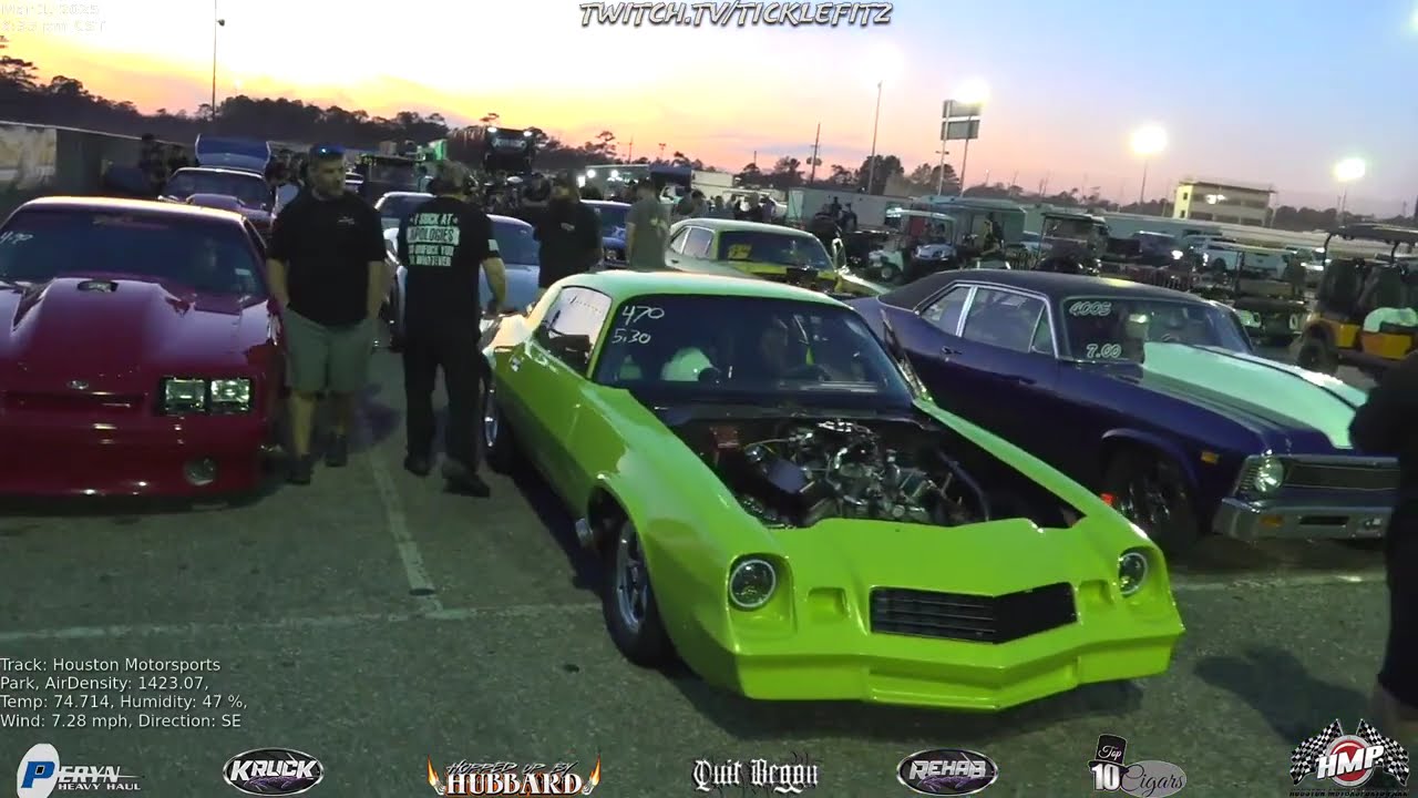 3/1/2025 Live stream at Houston Motorsports Park Event. New 5.30 class and index classes.