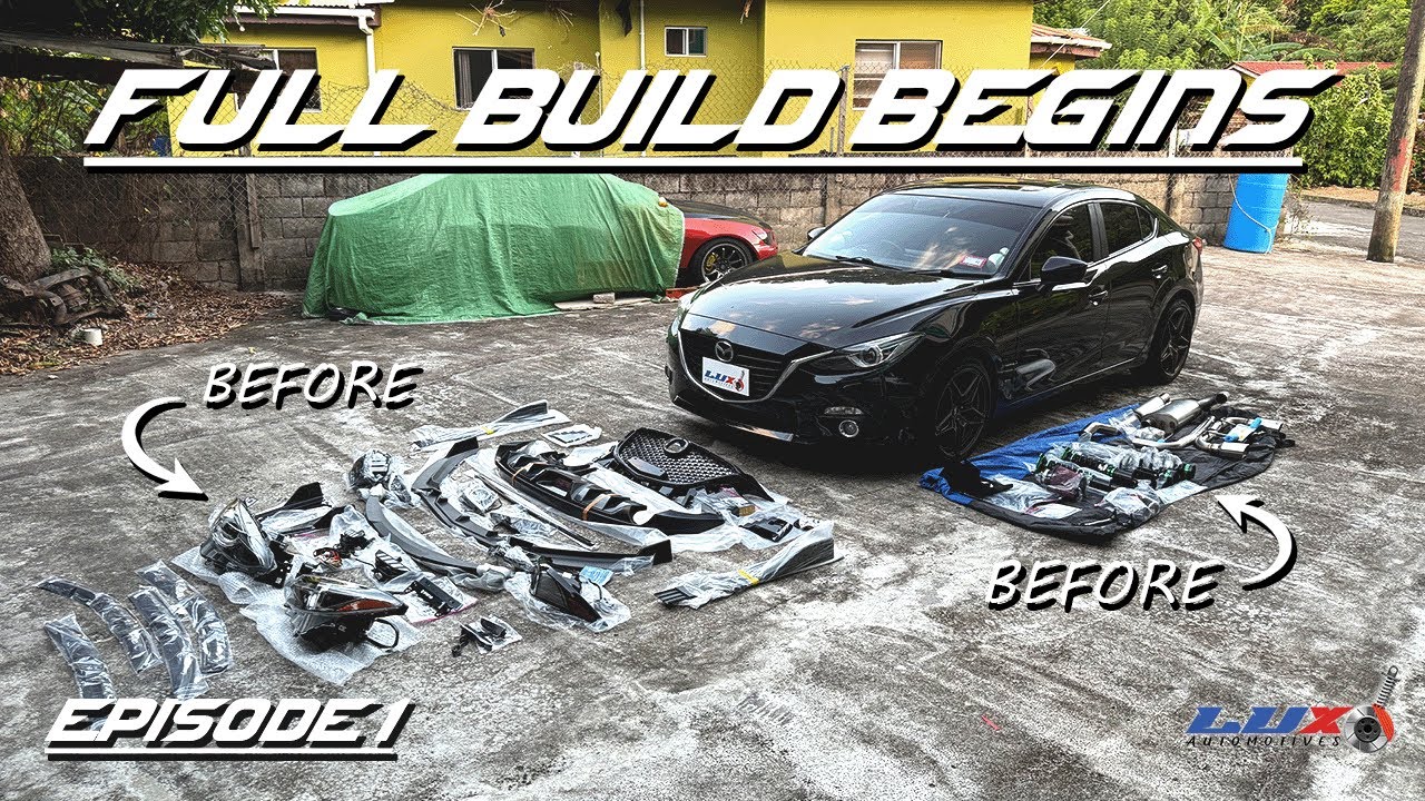 Transforming a 2015 Mazda 3 | Full Build Begins with Custom Paint & Parts Reveal (Episode 1)