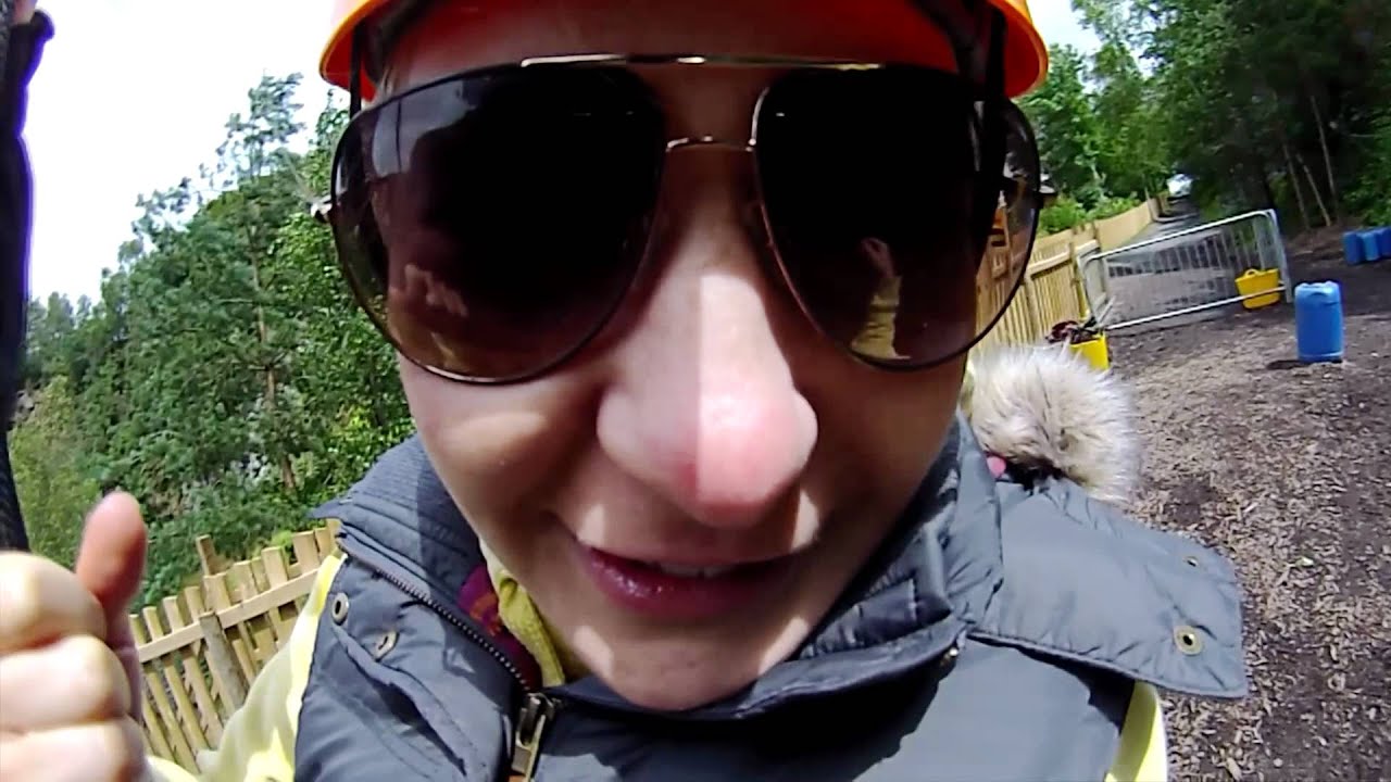 Action Pro Helmet Camera at Adrenalin Quarry in Cornwall - Zip Wire
