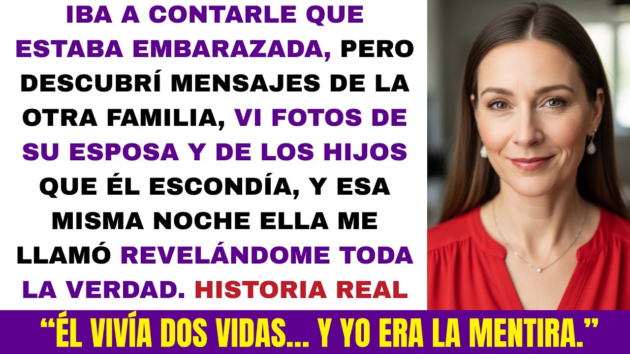 “Iba a decirle que estaba embarazada… pero descubrí que él tenía otra familia”