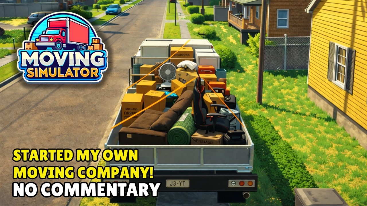 Started My Own Moving Company! MOVING SIMULATOR Gameplay | No Commentary - LONGPLAY