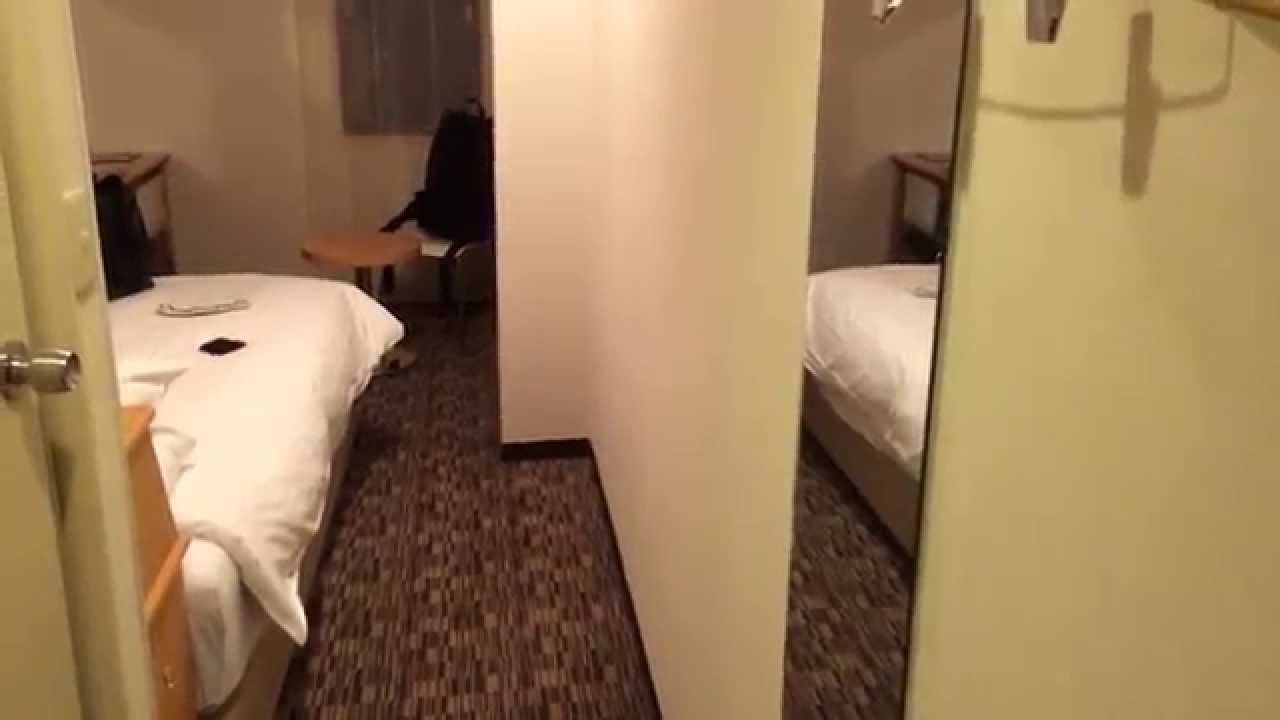 Compact Hotel Room in Tokyo Japan