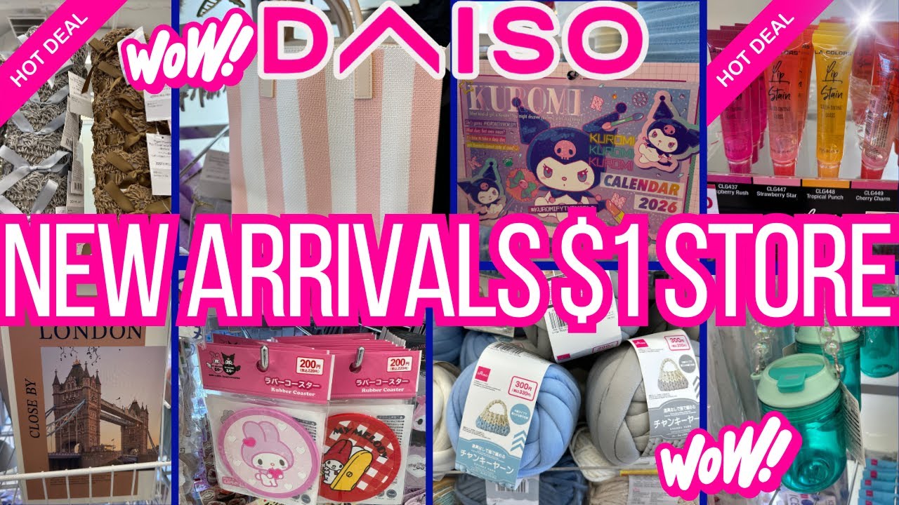 Покупки в Daiso в 2025 году🚨🛍️Новинки Daiso🚨Покупки в магазине Daiso Dollar Store #новинки #daiso