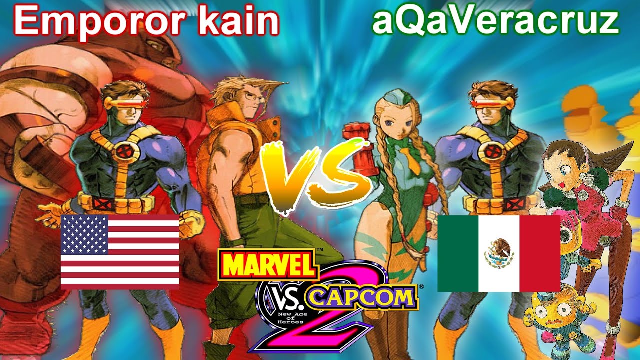 Marvel vs Capcom 2: New Age of Heroes - Emporor kain vs aQaVeracruz
