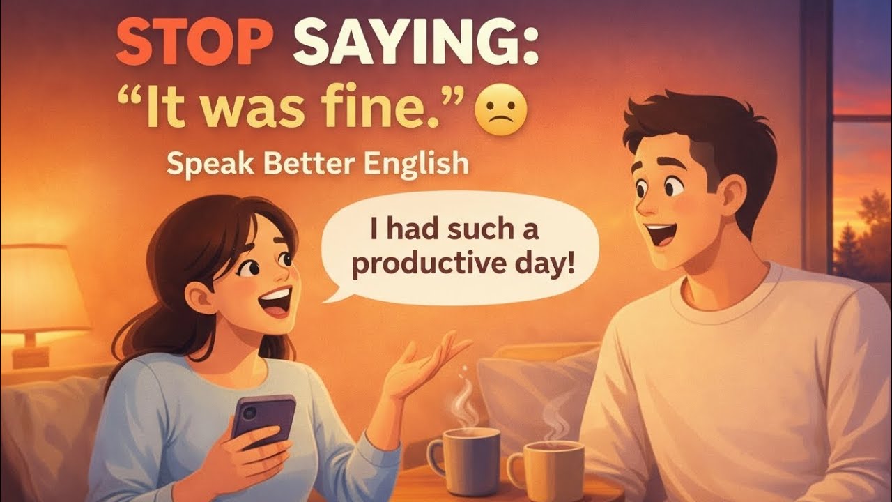 How to Talk About Your Day in English (Simple & Natural)