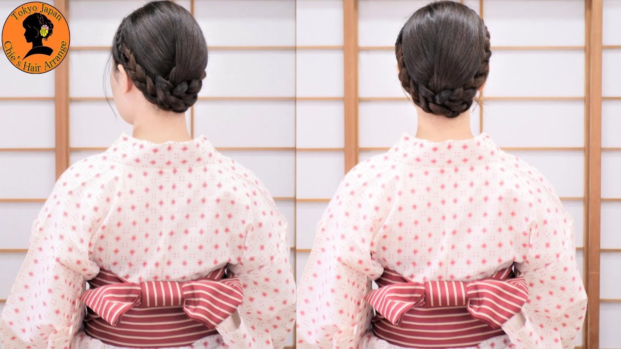 【浴衣ヘア】大正ロマンも洋風も２種類のアップヘアスタイル