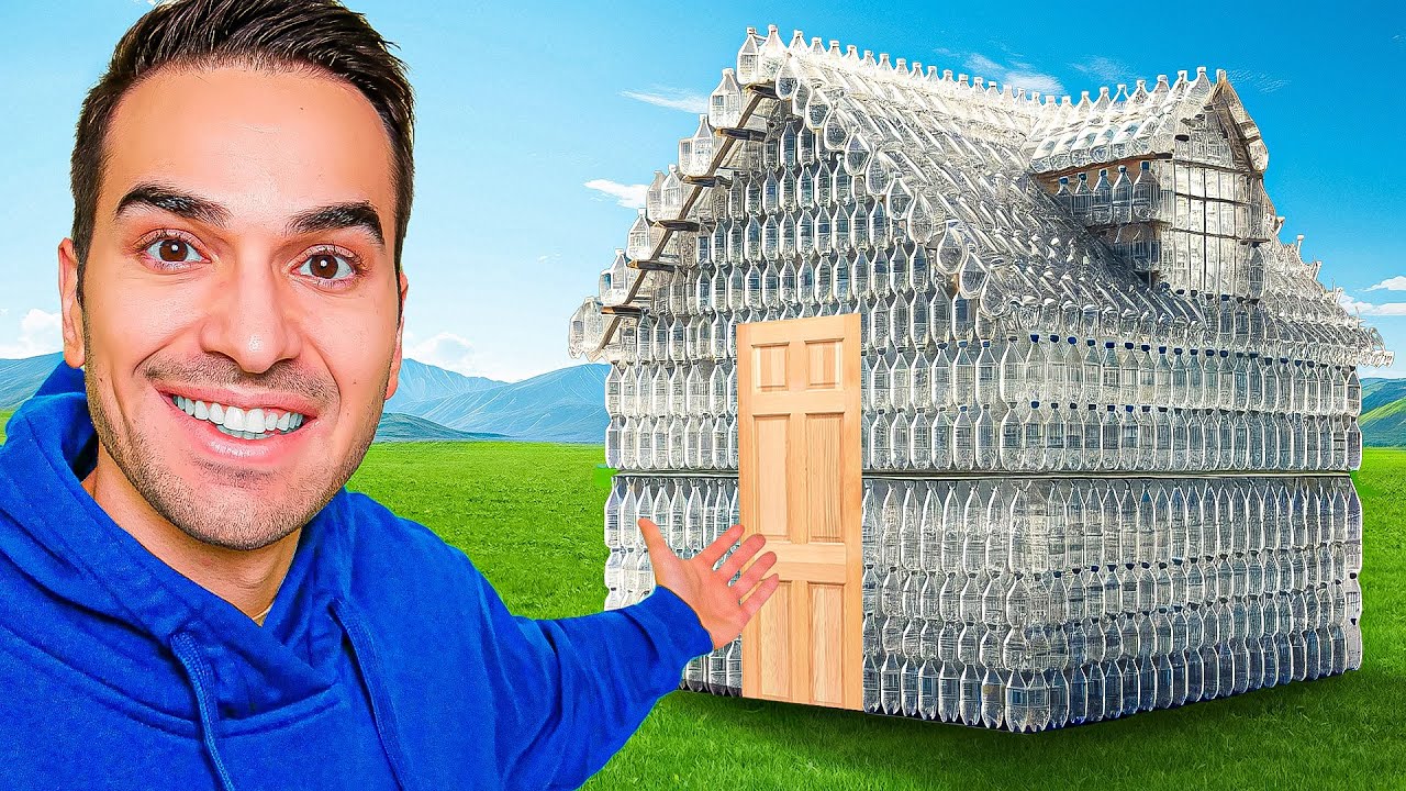 COSTRUISCO UNA MINI CASA CON BOTTIGLIE DI PLASTICA