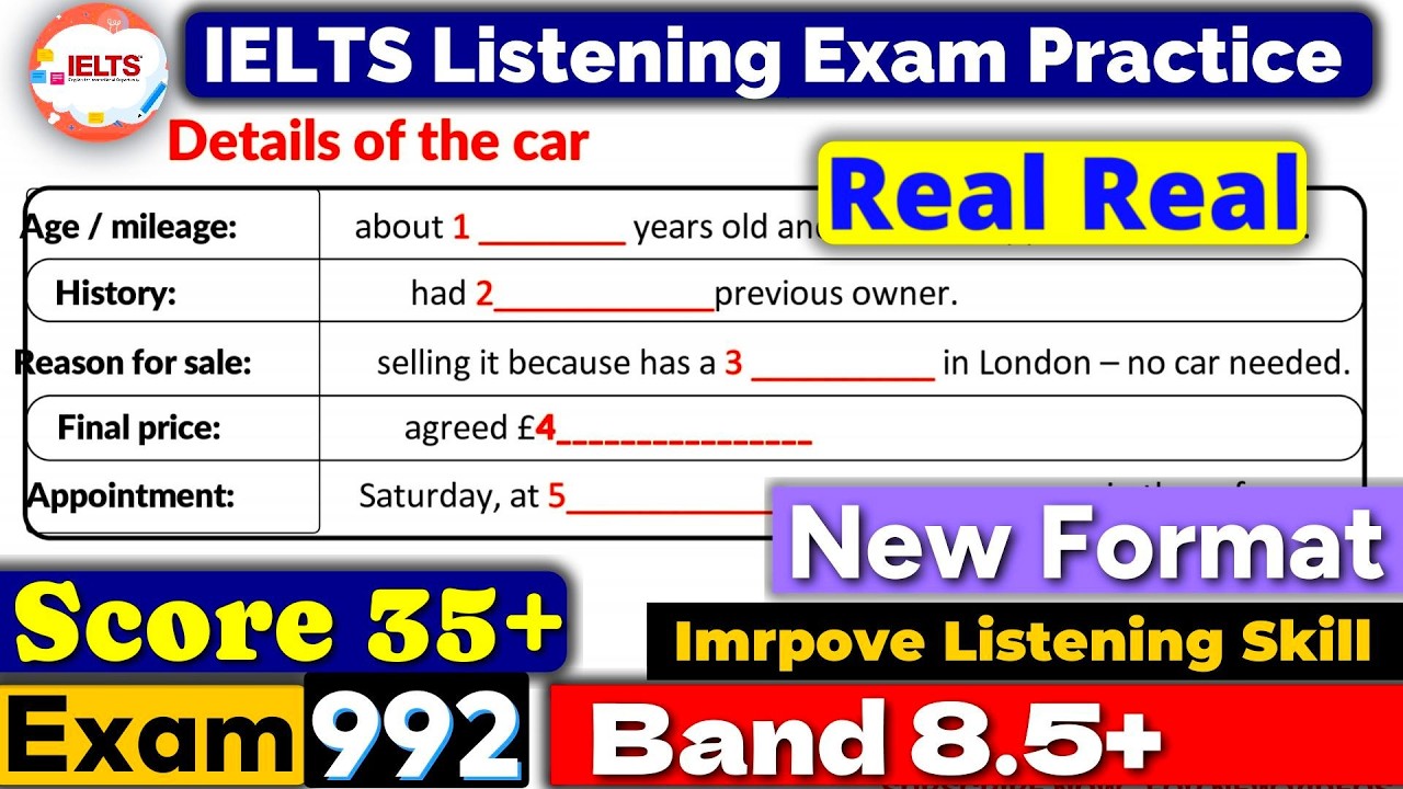 IELTS Listening Practice Test 2026 with Answers | Real Exam - 992 | ielts listening