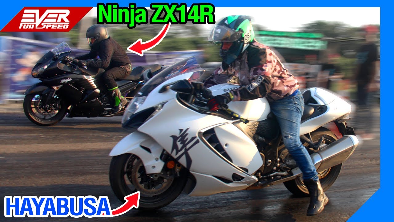 🚀Ninja ZX14R 🆚 HAYABUSA 🆚 Streetfigter V4 🆚 R1 🆚 CBR1000RR 🆚 S1000R 🆚 MT-10 🔥DRAG RACES  Track Times