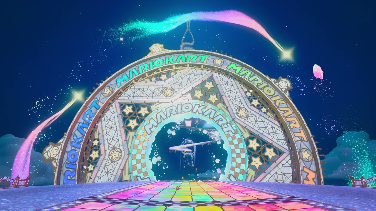 Rainbow Road (full track with intermission and all sections) - Mario Kart World OST