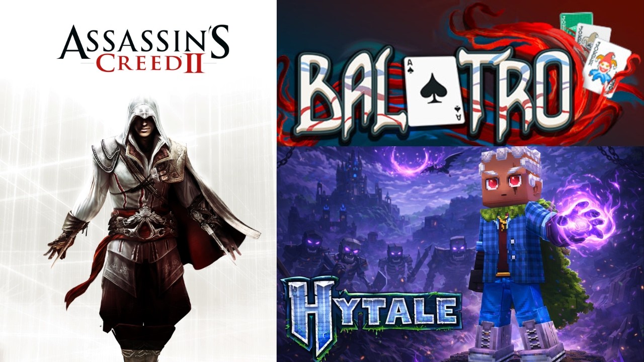EZIO REGRESA 😱 Assassin’s Creed 2 en 2026 + BALATRO 🃏 + HYTALE con MODS 🔥 | EN VIVO