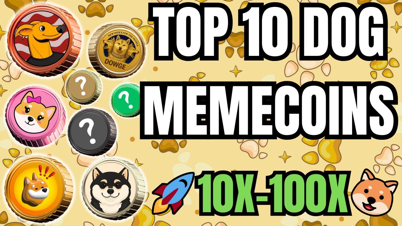 🔥🐶 TOP 10 DOG-THEMED MEME COINS READY TO EXPLODE IN 2026! (10X-100X)