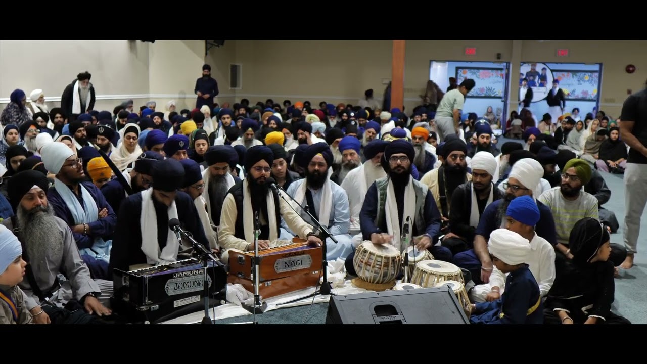43 Bhai Gagandeep Singh Jee Calgary Rainsbaaee Keertan August 2024 Vancouver Smagam
