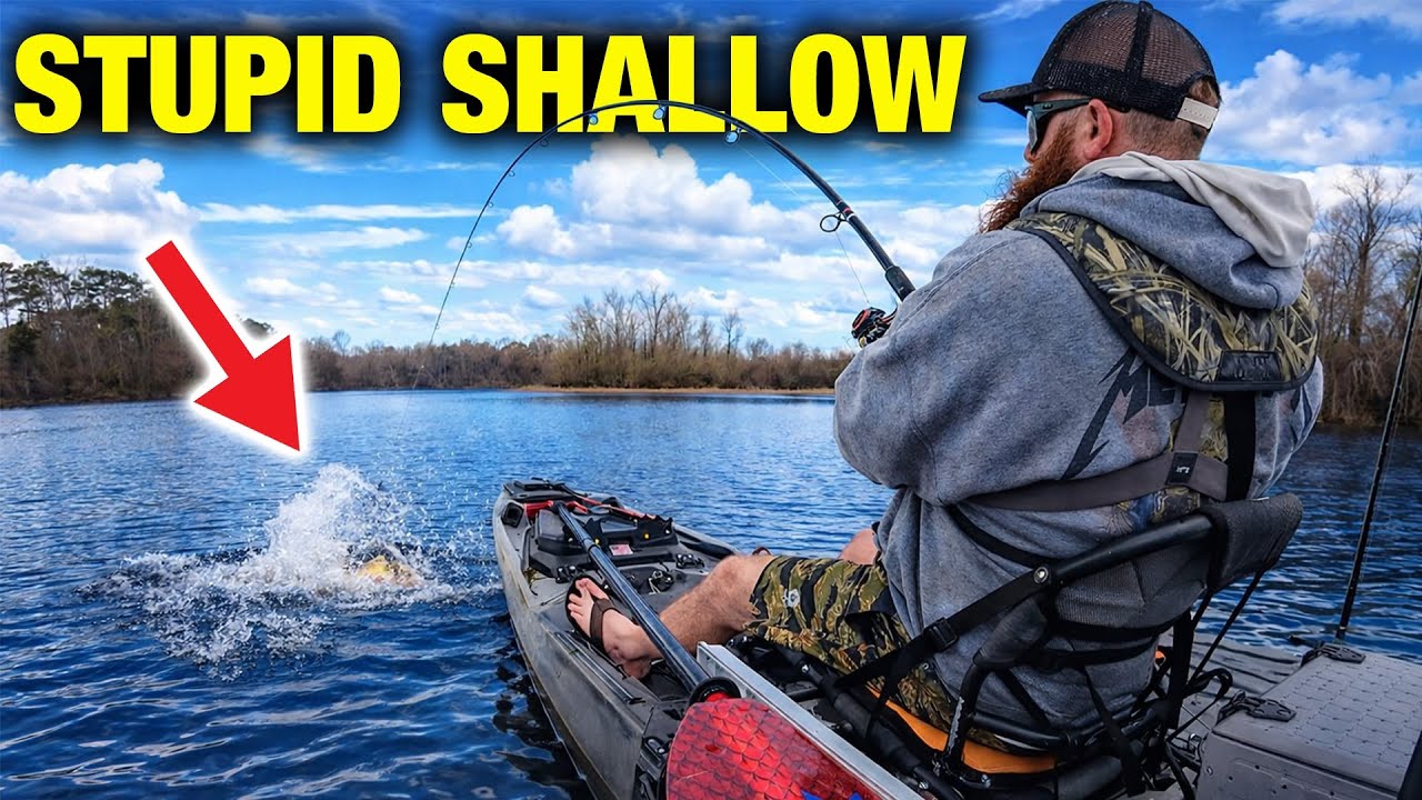 GIANT Bass in SKINNY Water!! Swim Jig Madness at Lake Guntersville