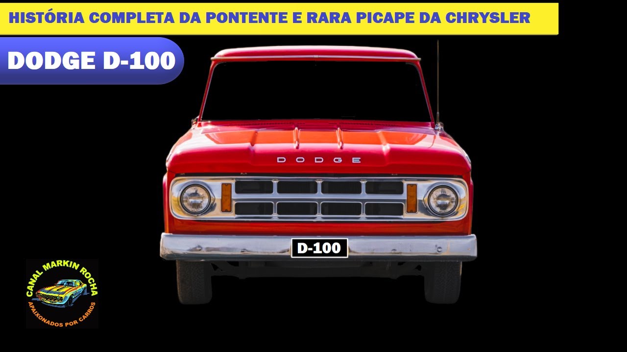 DODGE D-100: História Completa da Potente Picape da Chrysler