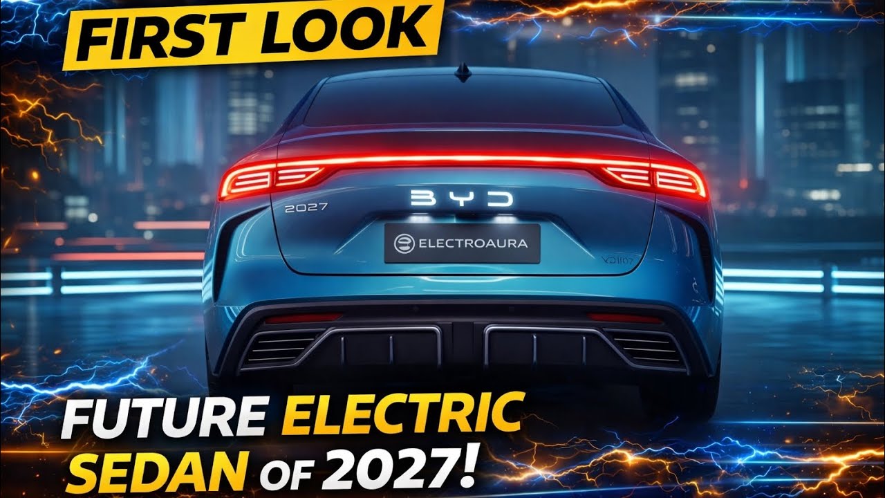 BYD ElectroAura First Look – Future Electric Sedan of 2027! #BYDElectroAura #BYD2027 #Electric2027