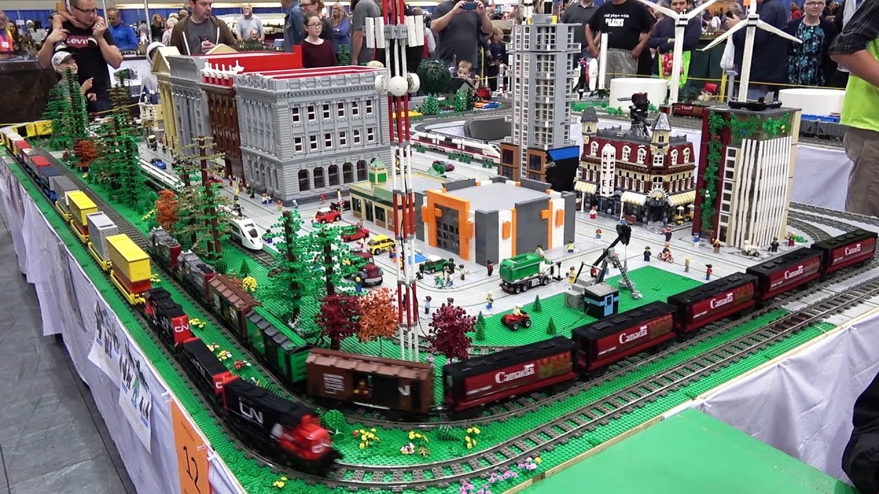 LEGO Display at the Great Edmonton Train Show 2019