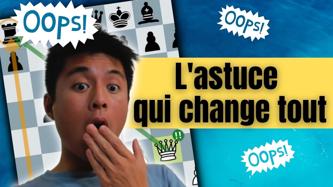 Le SECRET pour arrêter de perdre vos pièces aux échecs !!