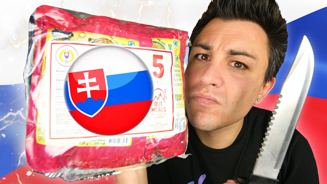 Je teste la RATION DE COMBAT DE SLOVAQUIE ! (elle est énorme)