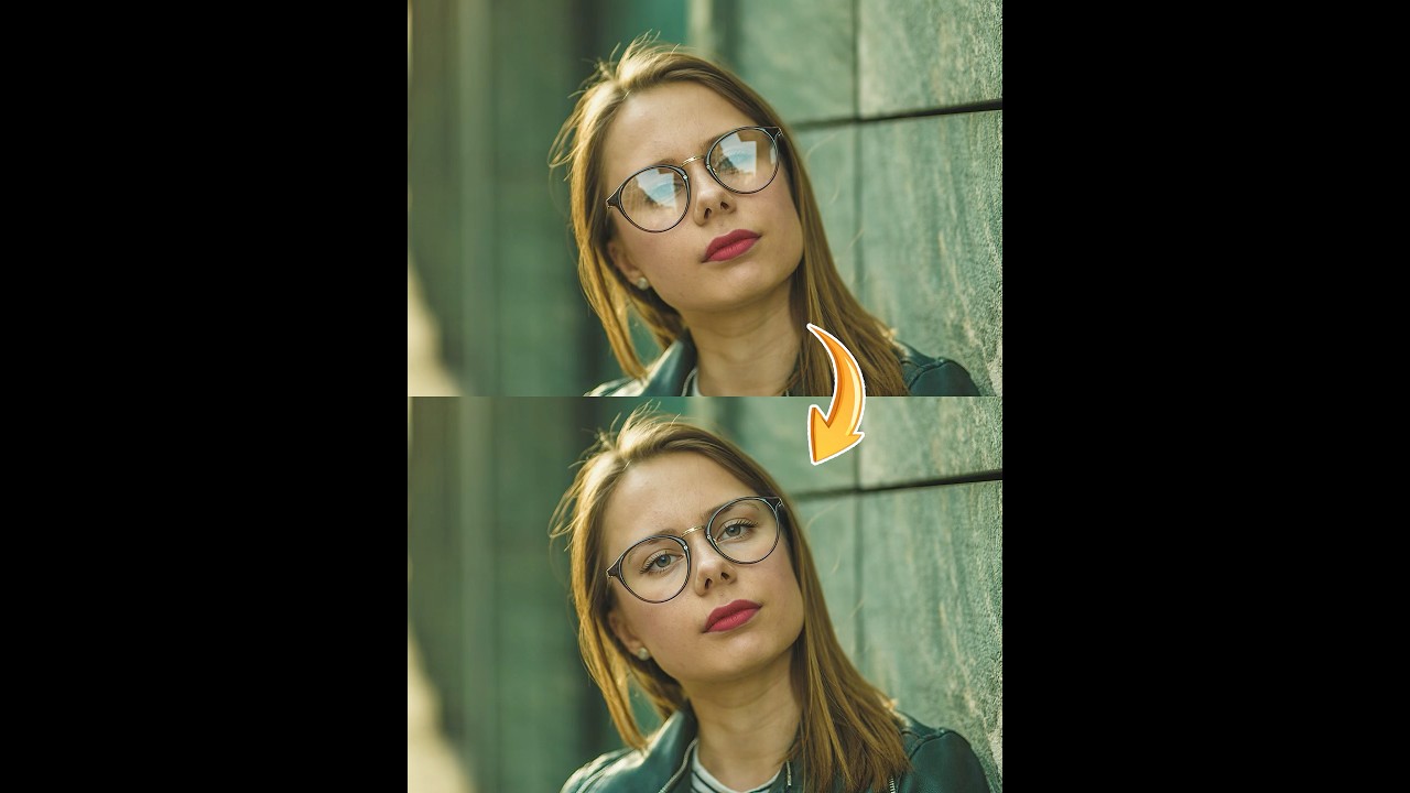 How to remove Reflections from Glasses in Photoshop 2025 #photoshop