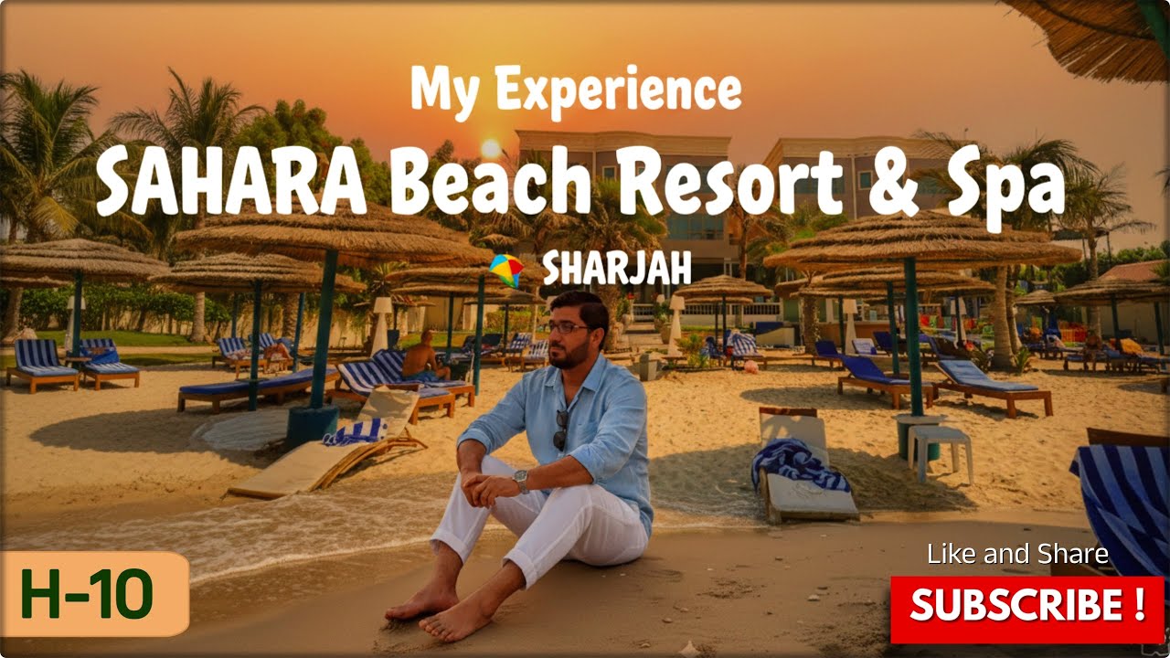 Мои впечатления от отеля Sahara Beach Resort & Spa в Шардже | Видеоблог #10 | Зия Уль Хак | @ziam...