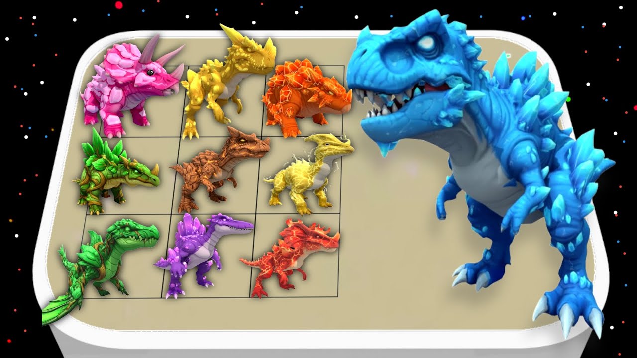 Dinosaur Cristal Merge Master — Merge Dinosaur Master, новая эра вселенной Cristal Dinosaur