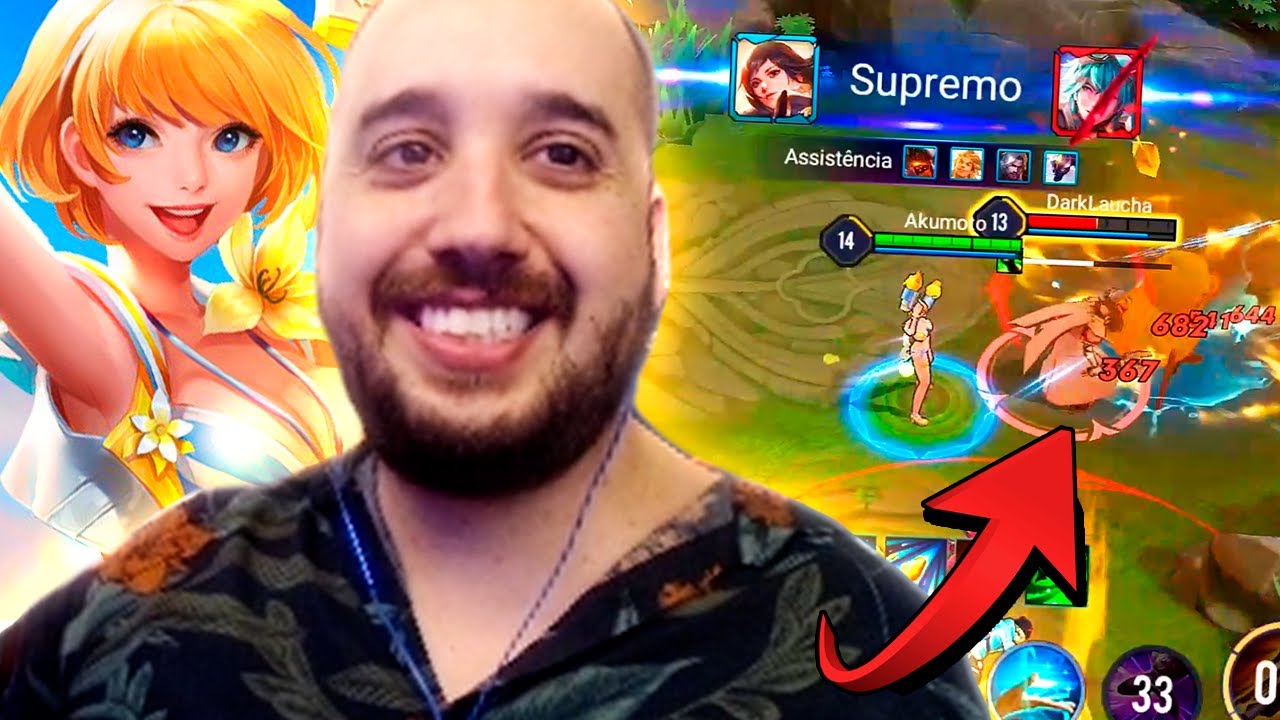 FALARAM QUE ESSA SKIN D&Aacute; MENOS DANO! 😎 - Arena of Valor