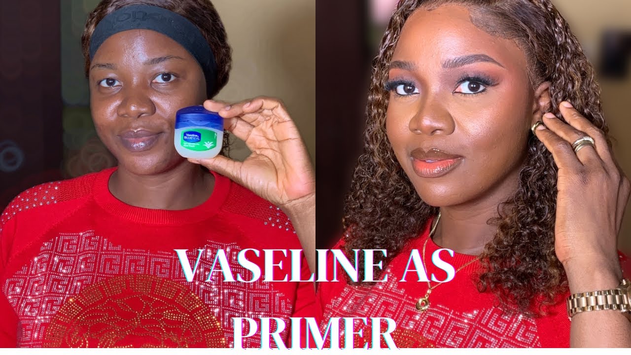 I used VASELINE as PRIMER and the result SHOCKED me// makeup transformation // dewy makeup HACK