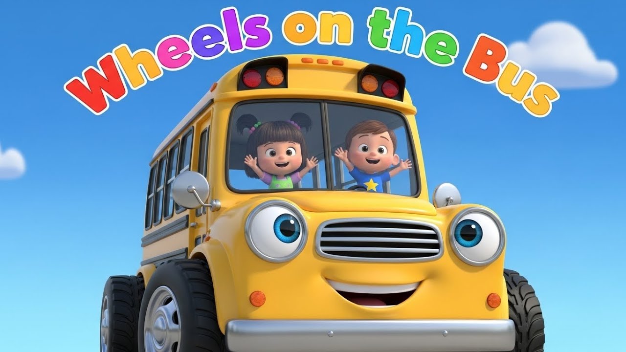 Wheels on the Bus | Nursery Rhymes & Kids Songs | Mia and Max Kids World