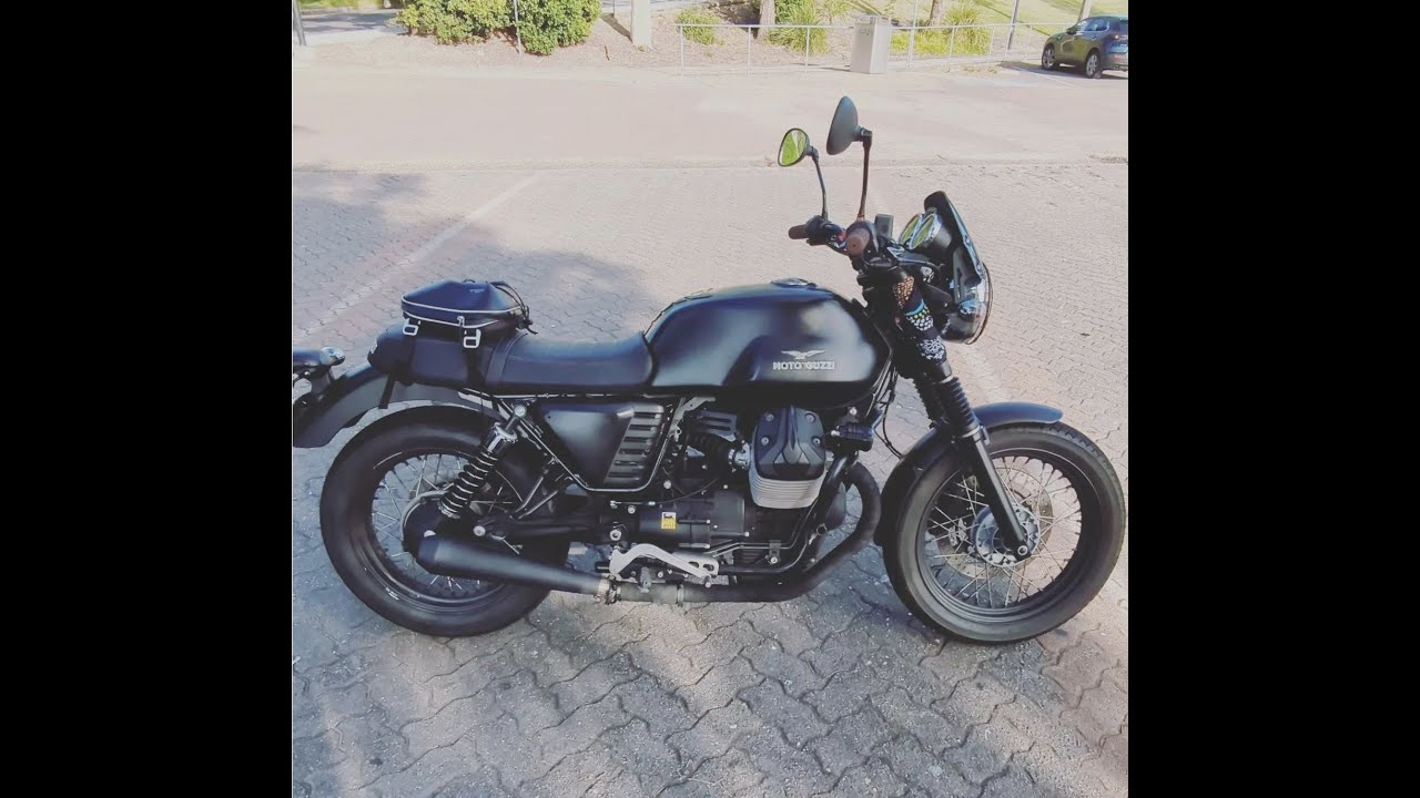 Motosiklet modifiyesi. Moto Guzzi'ye modofikasyon. $2000 butceli degisim.