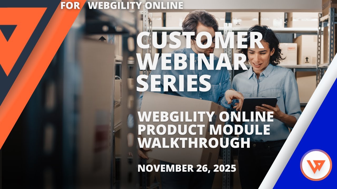 Customer Webinar Series: Webgility Online Product Module Walkthrough