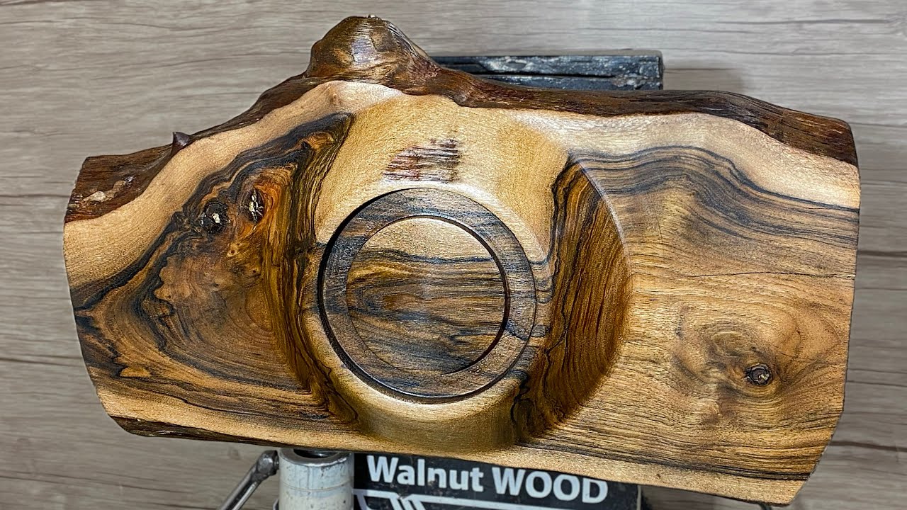 Extreme Woodturning: WOW This Black Walnut Came Out Perfect