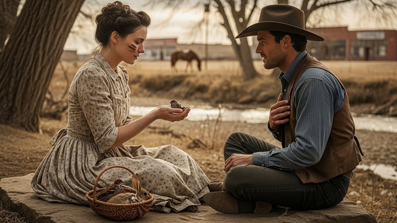 Cowboy Saw Her Comforting A Wounded Bird, Said You Heal Things, Now Heal This Lonely Man