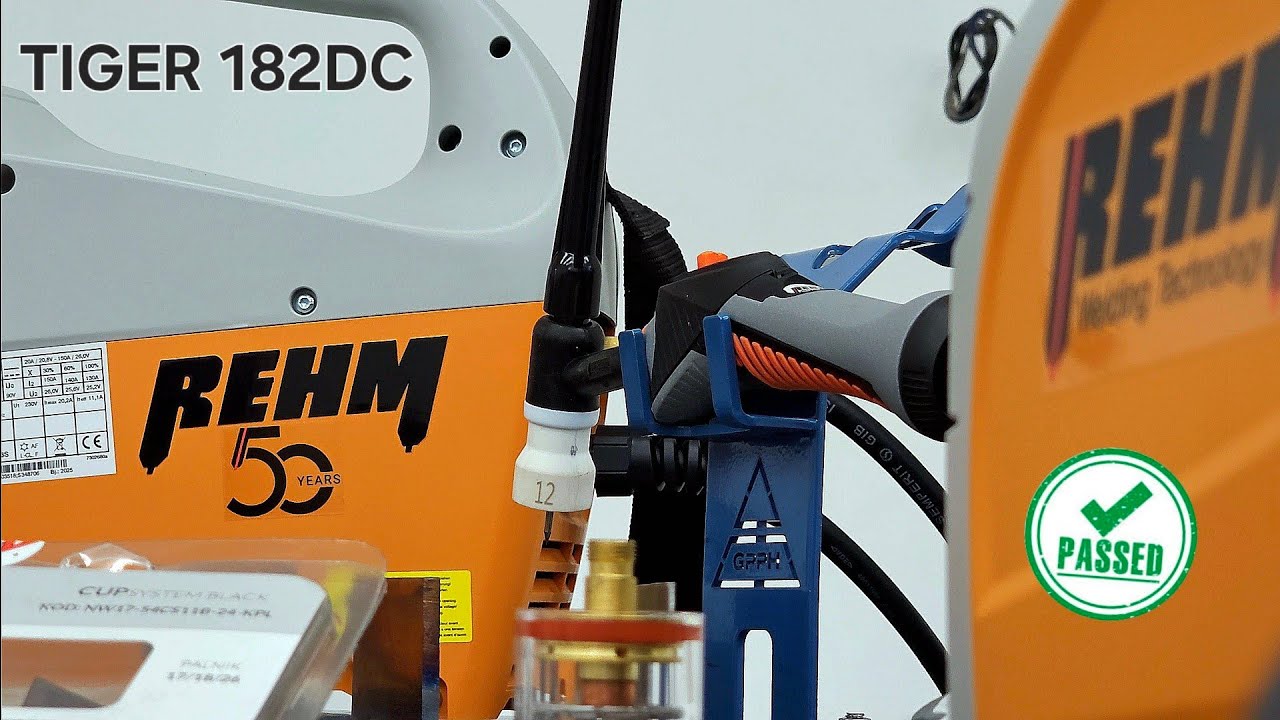 Самый странный, но лучший сварочный аппарат TIG, который я тестировал. REHM Tiger 182 DC HIGH