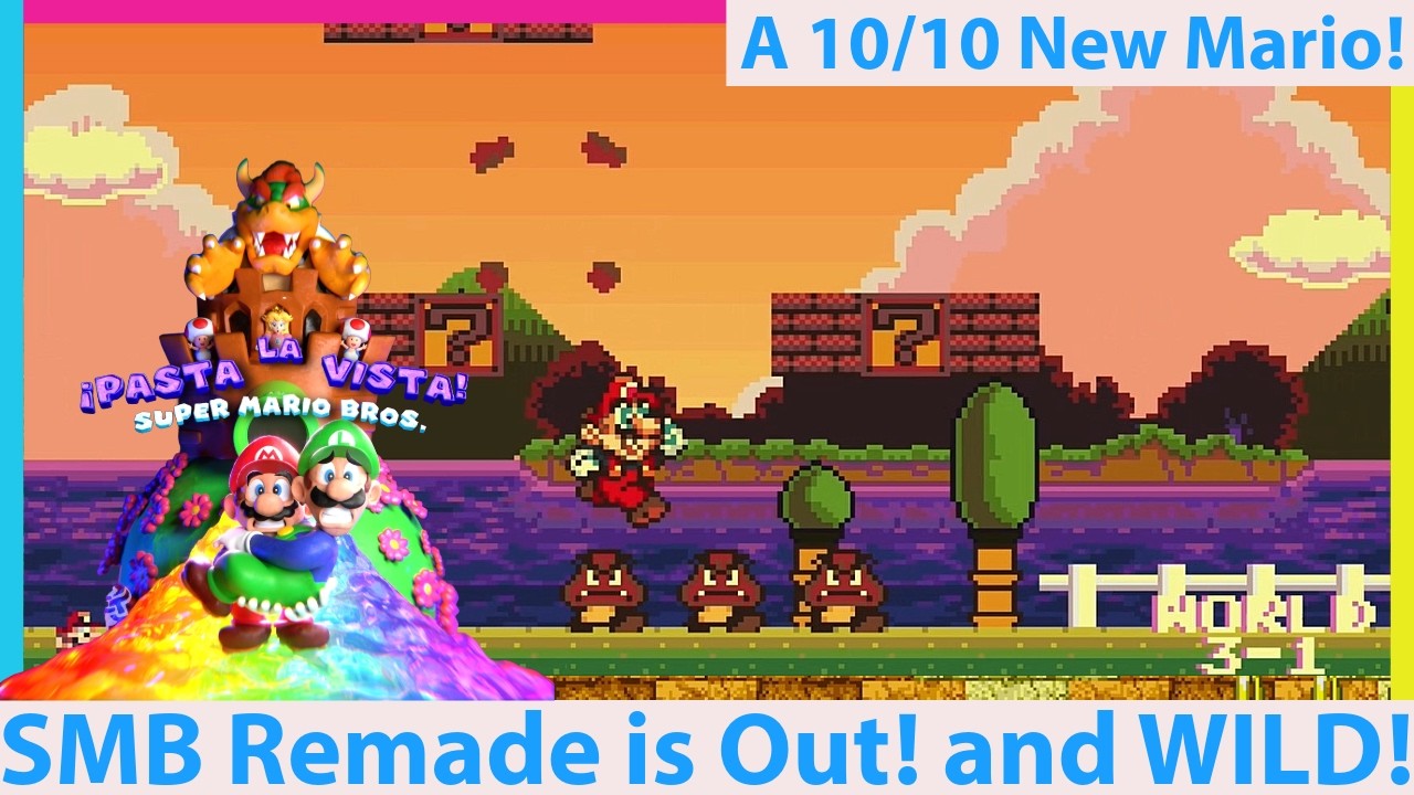 A Super Mario Bros Remaster is Out! Pasta La Vista is Insane