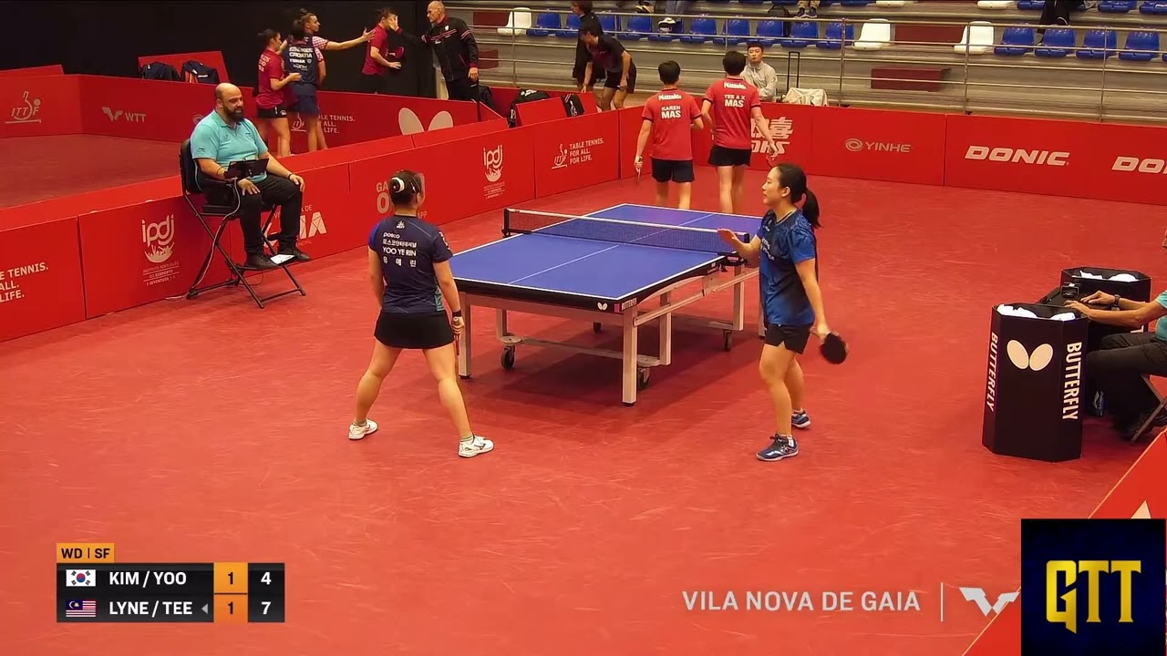 Karen/Tee MAS Vs Kim/Yoo KOR | WTT Feeder Vila Nova De Gaia 2025 🇵🇹 | Women's Doubles Semi Final