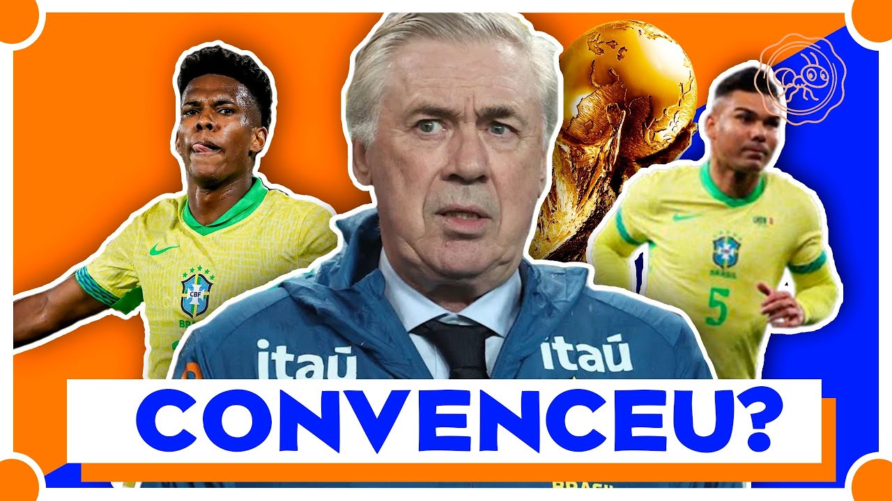 BRASIL FAZ MELHOR JOGO NA ERA ANCELOTTI