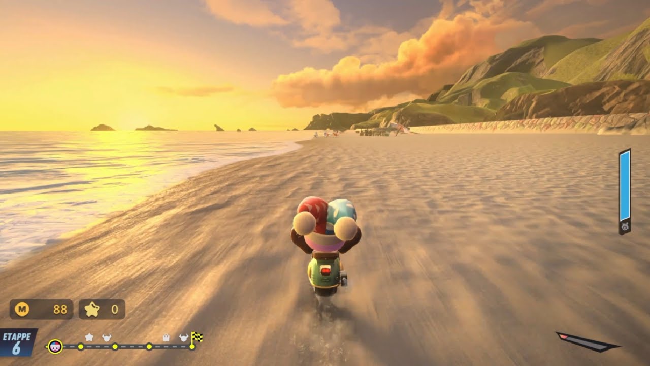 Kirby Air Riders - Road Trip - Etappe 6 - Abendrot-Ufer