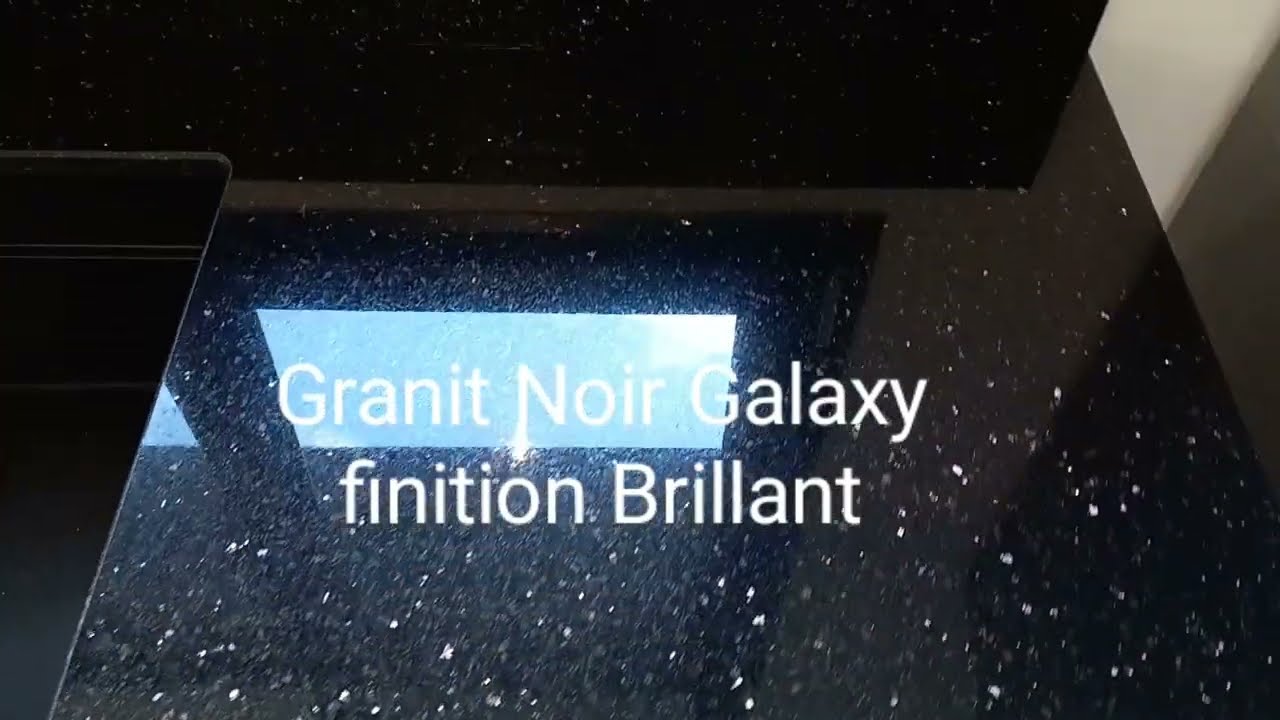 Le Granit Noir Galaxy, l'excellence naturelle incarnée pour des plan de travail de cuisine