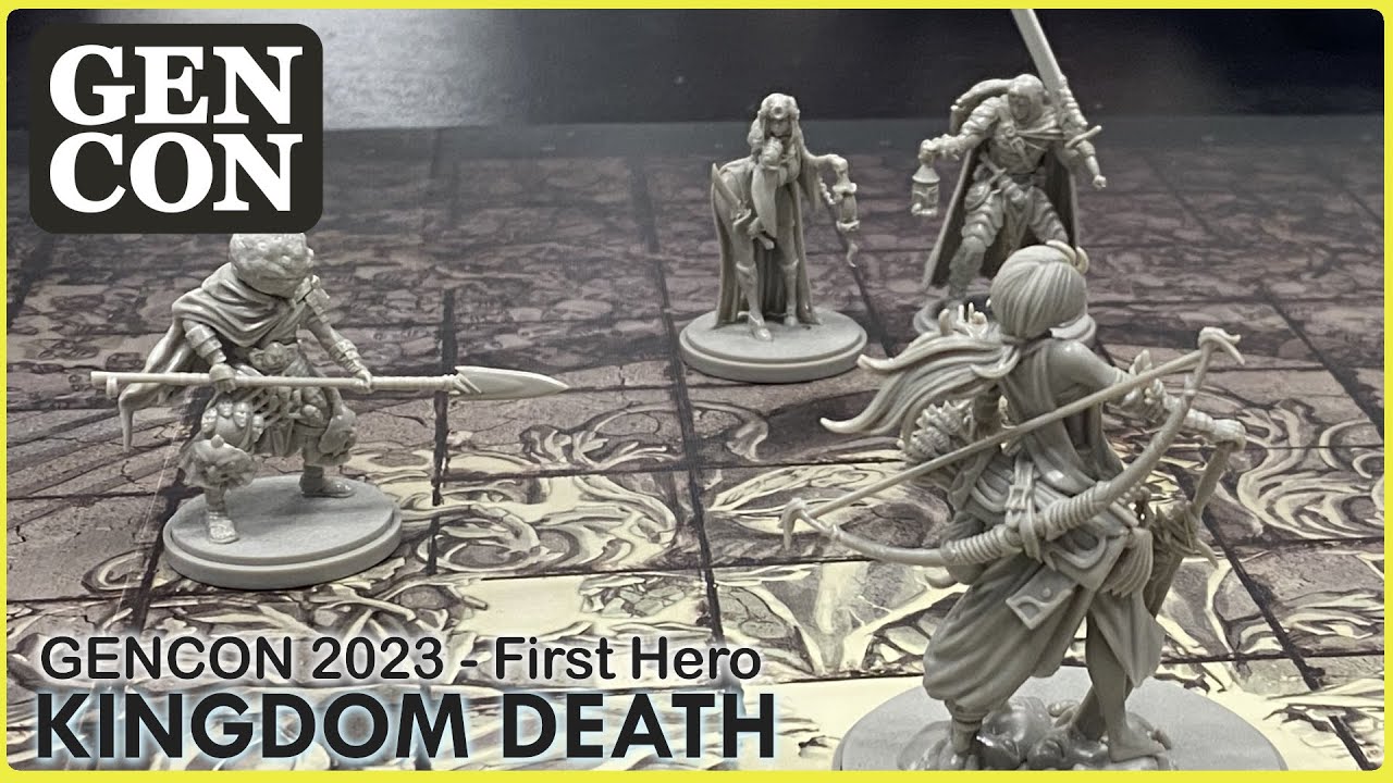GenCon 2023 - Kingdom Death Monster: First Hero Demo