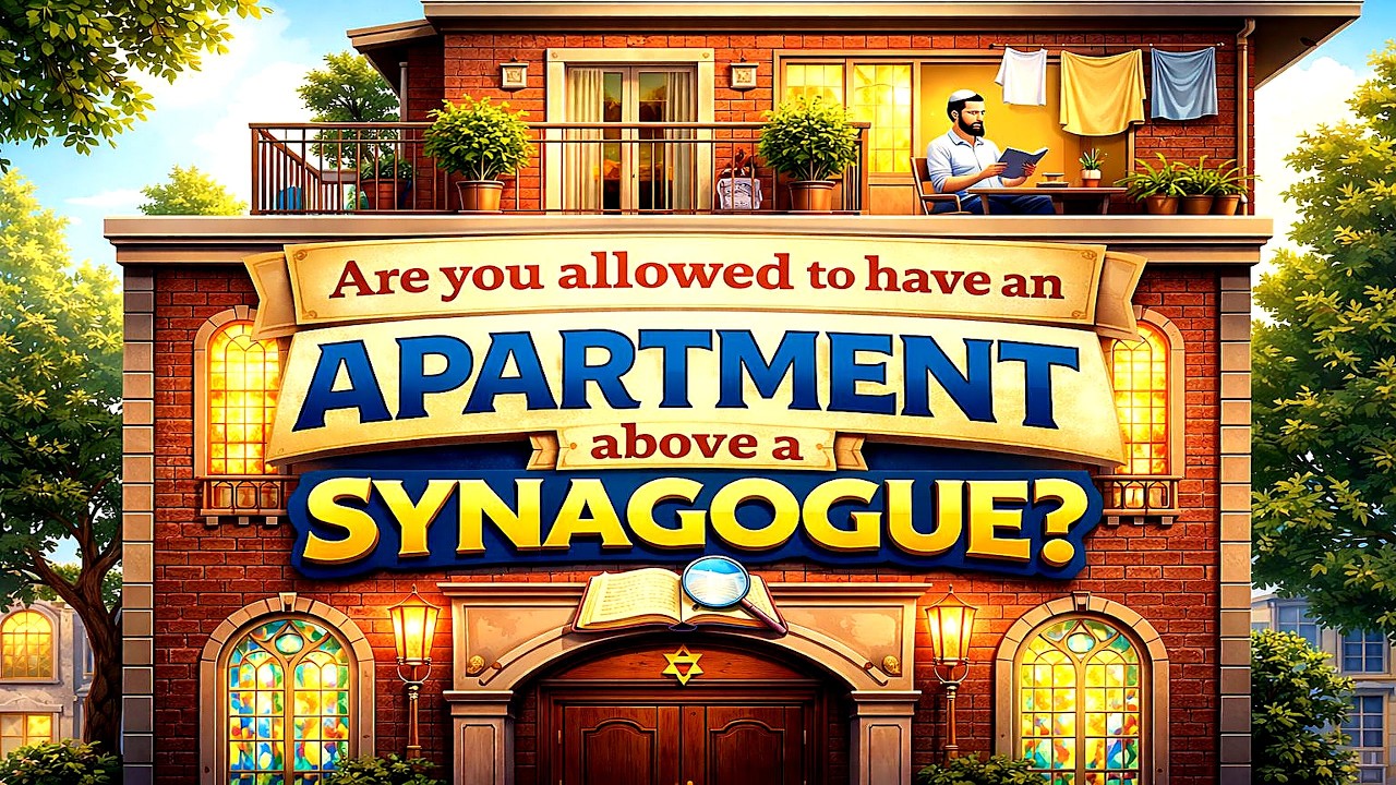 Having a apartment upstairs of a shul 