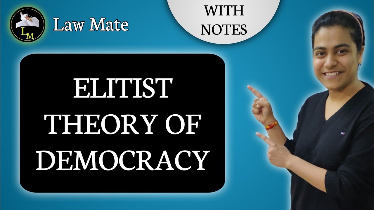 Elitist Theory of Democracy