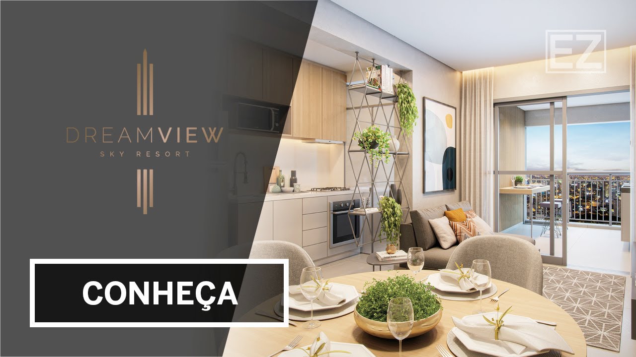 Dream View Sky Resort | Conhe&ccedil;a o apartamento decorado de 64 m&sup2;